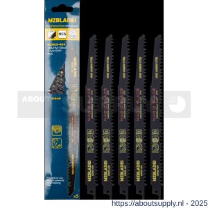 Multizaag MZHCS-404 reciprozaagblad Universeel hout breedte 19 mm lengte 240 mm dikte 1,25 mm UNI - S40680344 - afbeelding 2