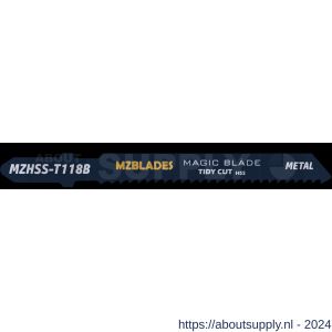 Multizaag MZBlades MZHSS-T118B decoupeerzaagblad bi-metaal Universeel tandafstand 1,9-2,3 mm lengte 92 mm dikte 1,5 mm UNI - S40680323 - afbeelding 1
