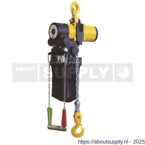 Delta pneumatische kettingtakel 0,25 ton met 10 m hijshoogte 1 part Atex zone 2 - S53101675 - afbeelding 1