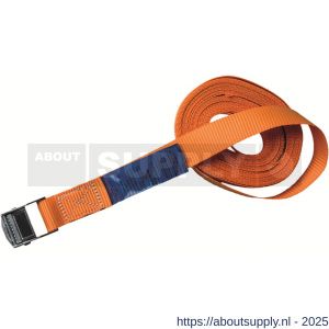 Deltasling omsnoerband met gesp 25 mm x 3 m 125 daN oranje - S53100040 - afbeelding 1