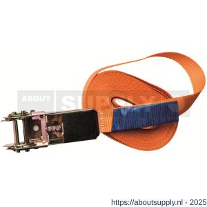Deltasling omsnoerband met ratel 25 mm x 3 m 500 daN oranje - S53100043 - afbeelding 1