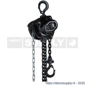 Delta Black handkettingtakel 1 ton met 6 m hijshoogte - S53101408 - afbeelding 1