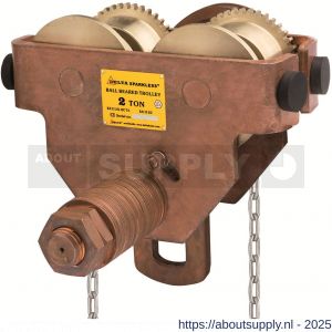 Delta Sparkless kettingloopkat 10 ton 2,5 m bedieningshoogte - S53101217 - afbeelding 1
