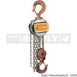 Delta Sparkless vonkvrije handkettingtakel 0,9 ton met 3 m hijshoogte Atex zone 1 - S53101454 - afbeelding 1