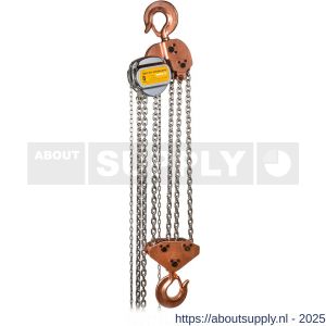 Delta Sparkless vonkvrije handkettingtakel 8 ton met 3 m hijshoogte Atex zone 1 - S53101466 - afbeelding 1