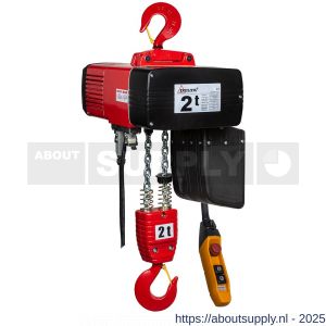 Delta elektrische kettingtakel DEH 400 V 2 ton met 3 m hijshoogte dubbele snelheid 2 parten - S53101526 - afbeelding 1