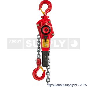 Delta Red Premium rateltakel 0,8 ton met 1,5 m hijshoogte - S53101314 - afbeelding 1