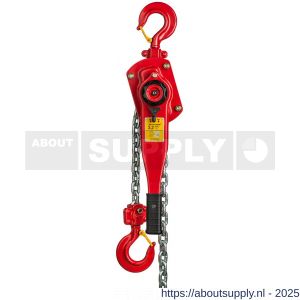 Delta Red Premium rateltakel 3,2 ton met 1,5 m hijshoogte - S53101318 - afbeelding 1
