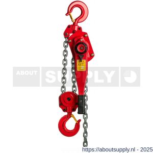 Delta Red Premium rateltakel 6,3 ton met 1,5 m hijshoogte - S53101320 - afbeelding 1