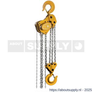 Delta Yellow handkettingtakel 10 ton met 3 m hijshoogte - S53101337 - afbeelding 1