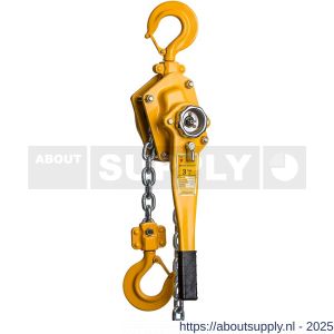 Delta Yellow rateltakel 3 ton met 1,5 m hijshoogte - S53101475 - afbeelding 1