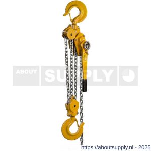 Delta Yellow rateltakel 9 ton met 1,5 m hijshoogte - S53101495 - afbeelding 1