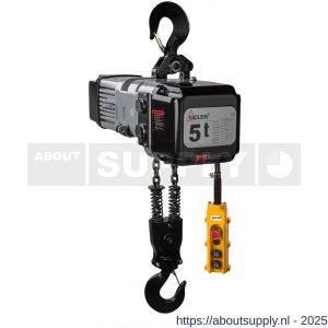 Delta elektrische kettingtakel DTS 400 V 5 ton met 3 m hijshoogte dubbele snelheid 2 parten - S53101595 - afbeelding 1