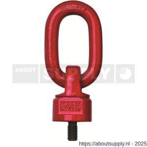 Deltalock Grade 80 wartel oogbout M8x13 mm 0,6 ton - S53101056 - afbeelding 1