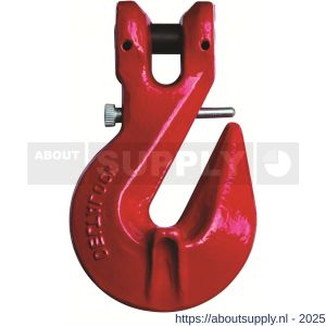 Deltalock Grade 80 inkorthaak met gaffel en veiligheidspin 1,12 ton - S53100943 - afbeelding 1