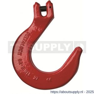 Deltalock Grade 80 gaffel gieterijhaak 2 ton - S53100941 - afbeelding 1