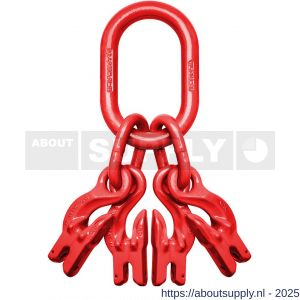 Deltalock Grade 80 topschalm met inkorthaken 2,35 ton - S53100774 - afbeelding 1