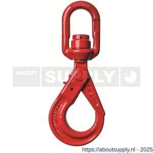 Deltalock Grade 80 veiligheids wartelhaak met gaffel en lager belast wartelen 1,12 ton - S53101044 - afbeelding 1