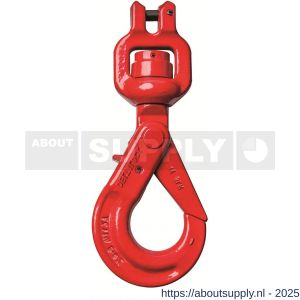 Deltalock Grade 80 veiligheids wartelhaak met gaffel en lager belast wartelen 2 ton - S53101045 - afbeelding 1