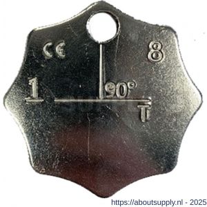 Deltalock ID plaat voor voorloper Grade 80 - S53101117 - afbeelding 1