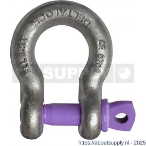 Deltalock harpsluiting met borstbout 1 ton - S53100726 - afbeelding 1