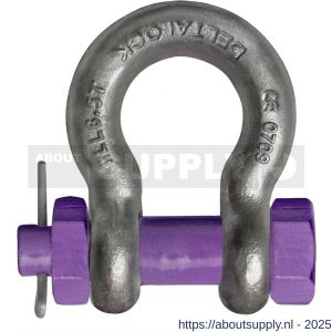 Deltalock harpsluiting met moerbout 1 ton - S53100734 - afbeelding 1