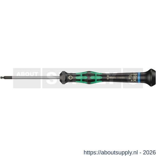 Wera 2052 Kraftform Micro binnenzeskant-kogelkop schroevendraaier 5/64 inch x 60 mm - S227402932 - afbeelding 1