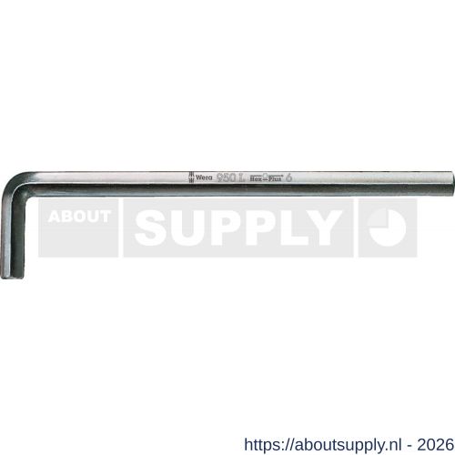 Wera 950 L stiftsleutel metrisch verchroomd Hex-Plus 5x160 mm - S227400829 - afbeelding 1