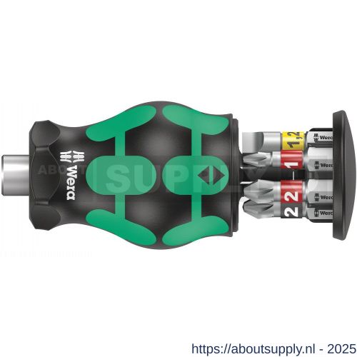 Wera Kraftform Kompakt Stubby Magazin 2 bitschroevendraaier met bitmagazijn 6 delig - S227403913 - afbeelding 1