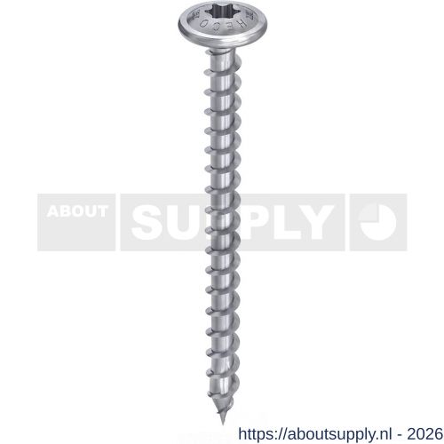 Heco-Topix-Plus tellerkopschroef 8,0x40 mm tellerkop T-Drive T 40 voldraad HP-coating 100 stuks VARIANTA verpakking - S50802458 - afbeelding 1