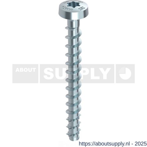 Heco Multi-Monti-Plus P schroefanker 5,0x30 mm rondkop T-Drive T 20 verzinkt blauw A2K 200 stuks VARIANTA verpakking - S50802028 - afbeelding 1