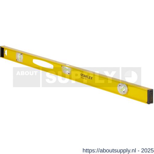 Stanley waterpas aluminium I-Beam 1000 mm 3 libellen met 180 graden libel - S51021029 - afbeelding 1