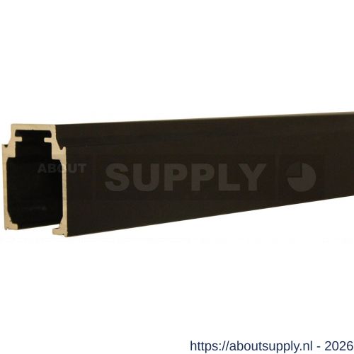 Henderson 280HP/2000B schuifdeurbeslag Husky Pro bovenrail aluminium 2000 mm zwart - S20301285 - afbeelding 1