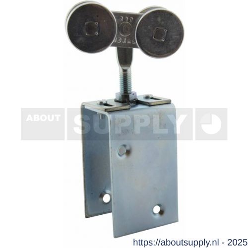 Henderson 53MV/S schuifdeurbeslag 290 hangrol met platen stalen body voor rail 290 - S20300478 - afbeelding 1