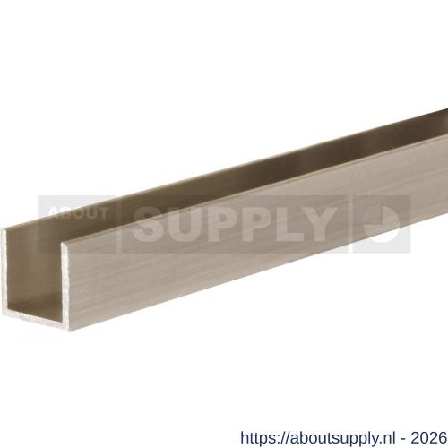 Henderson 94X/1500 schuifdeurbeslag ondergeleiderail U-profiel 1500 mm aluminium - S20300402 - afbeelding 1