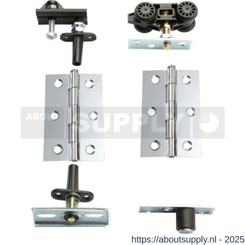 Henderson HF2/40 vouwdeurbeslag Husky Folding 2 vleugels-pakket 40 kg - S20300847 - afbeelding 1