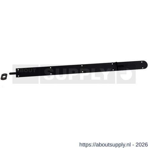 Henderson SF600B vouwdeurbeslag Securefold kantschuif 600 mm zwart - S20300030 - afbeelding 1