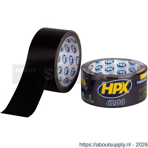 HPX Pantser reparatie tape zwart 48 mm x 10 m - S51700228 - afbeelding 1