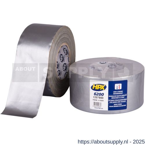 HPX Pantser reparatie tape zilver 75 mm x 50 m - S51700239 - afbeelding 1