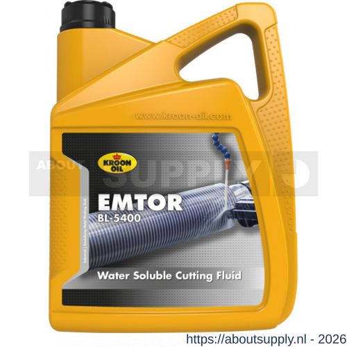 Kroon Oil Emtor BL-5400 koelsmeermiddel emulgeerbare metaalbewerkings olie 5 L can - S21500869 - afbeelding 1