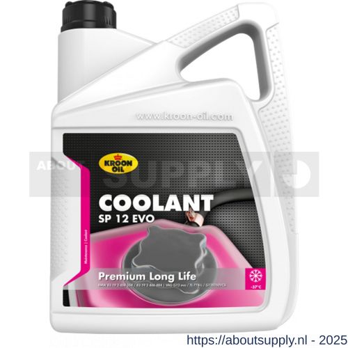 Kroon Oil Coolant SP 12 EVO koelvloeistof 5 L can - S21501254 - afbeelding 1