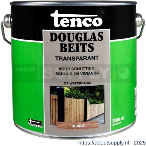 Tenco Douglasbeits transparant blank 2,5 L blik - S40710421 - afbeelding 1