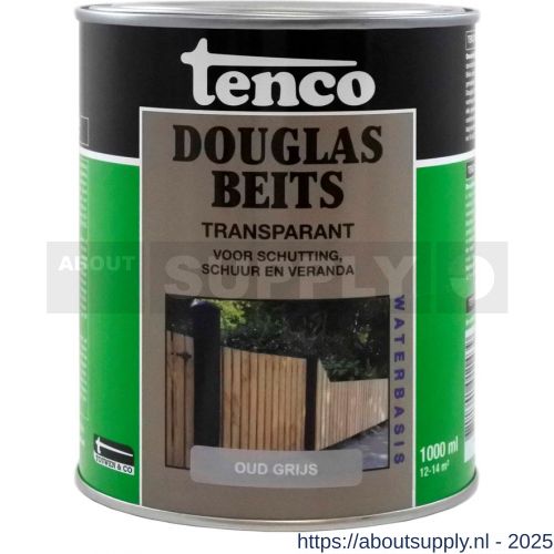 Tenco Douglasbeits transparant oud grijs 1 L blik - S40710463 - afbeelding 1