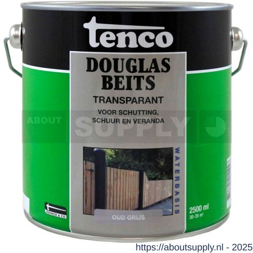 Tenco Douglasbeits transparant oud grijs 2,5 L blik - S40710464 - afbeelding 1