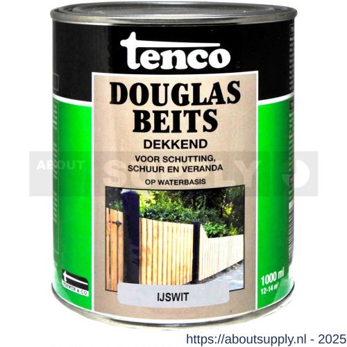 Tenco Douglasbeits dekkend ijswit 1 L blik - S40710400 - afbeelding 1