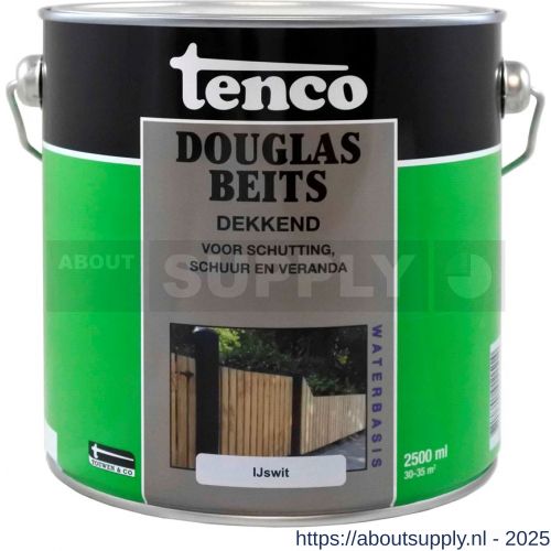 Tenco Douglasbeits dekkend ijswit 2,5 L blik - S40710401 - afbeelding 1