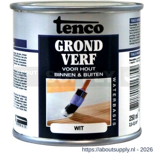 Tenco Grondverf waterbasis wit 0.25 L blik - S40710451 - afbeelding 1