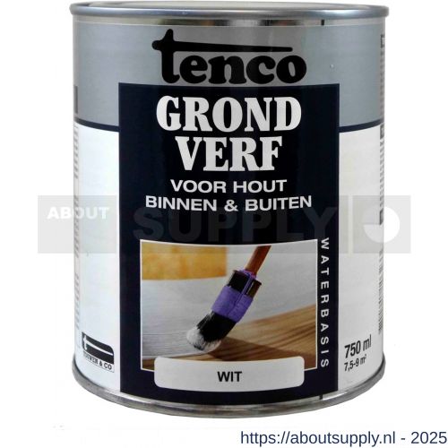 Tenco Grondverf waterbasis wit 0.75 L blik - S40710094 - afbeelding 1