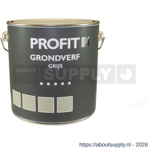 Profit Grondverf grijs 2.5 L blik - S40710101 - afbeelding 1