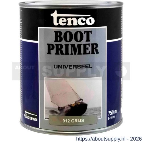 Tenco Bootprimer grondverf dekkend 912 grijs 0,75 L blik - S40710040 - afbeelding 1